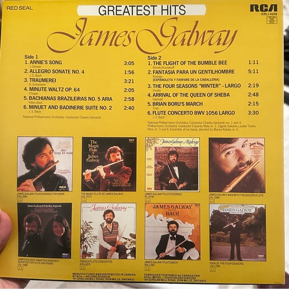 James Galway record album music - Picture 2 of 9